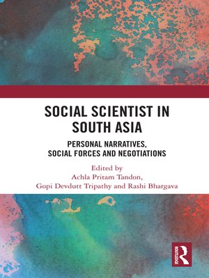 cover image of Social Scientist in South Asia